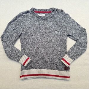 Roots Women's Cabin Classic Heathered Gray Sweater Canada Winter XS